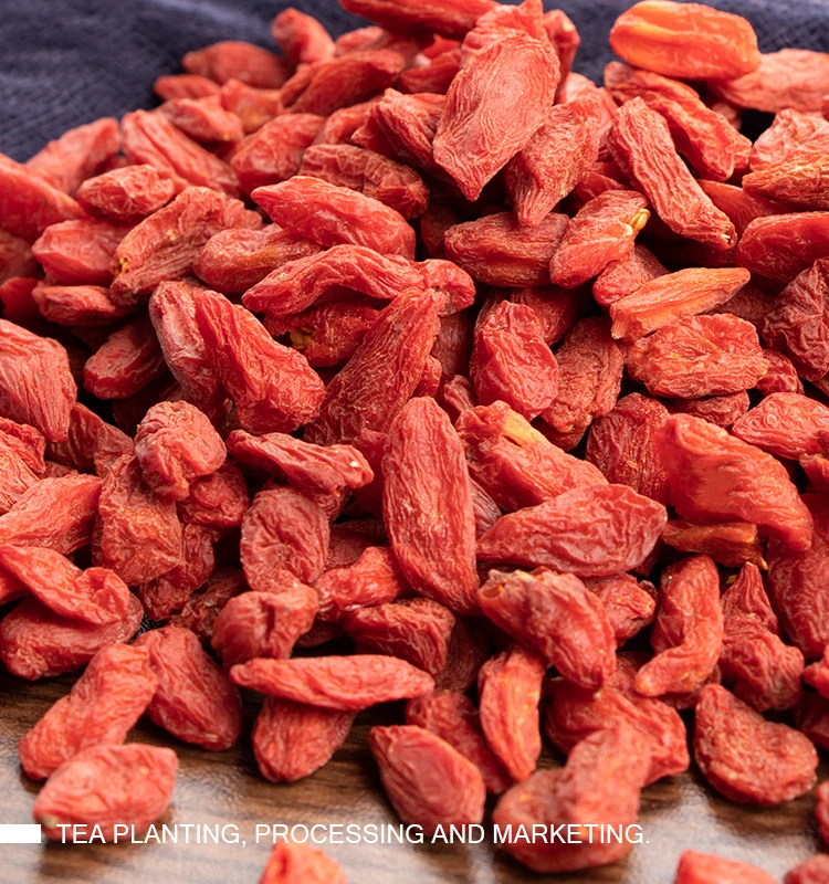 
Chinese Delicious Red Medlar Wolfberry Goji Slim Tea 