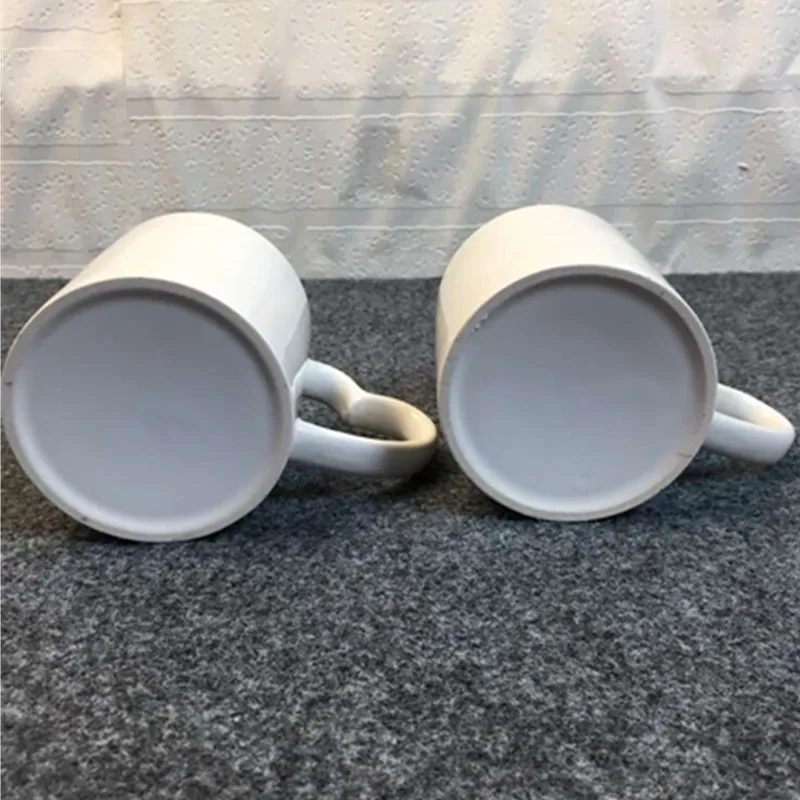 Rubysub M002 High Quality 11oz Heart Handle Ceramic Sublimation Blanks Coffee Mugs Supplier Wholesale