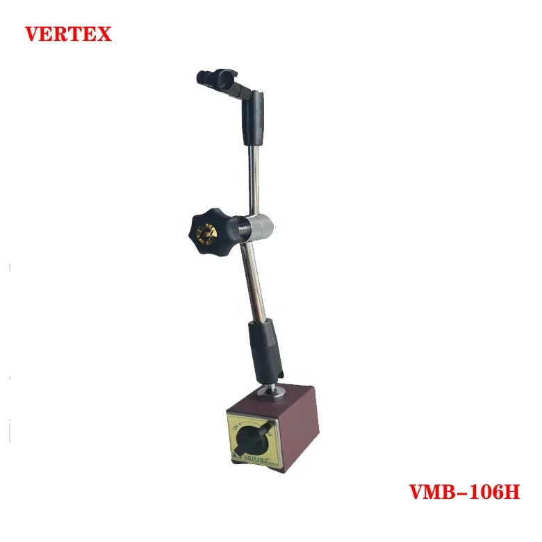 VERTEX Hydraulic Arm Magnetic Base VMB-106H Holding Power 100KGS Magnetic tools for dial gauge indicators