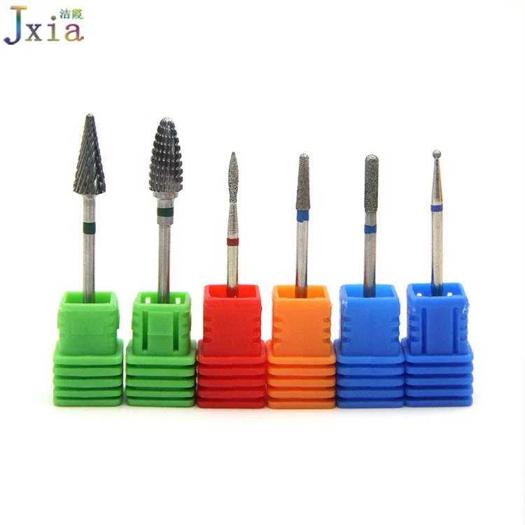 High Quality Coarse Tungsten Carbide Manicure Nail Drill Bits for Gel Polish Removing