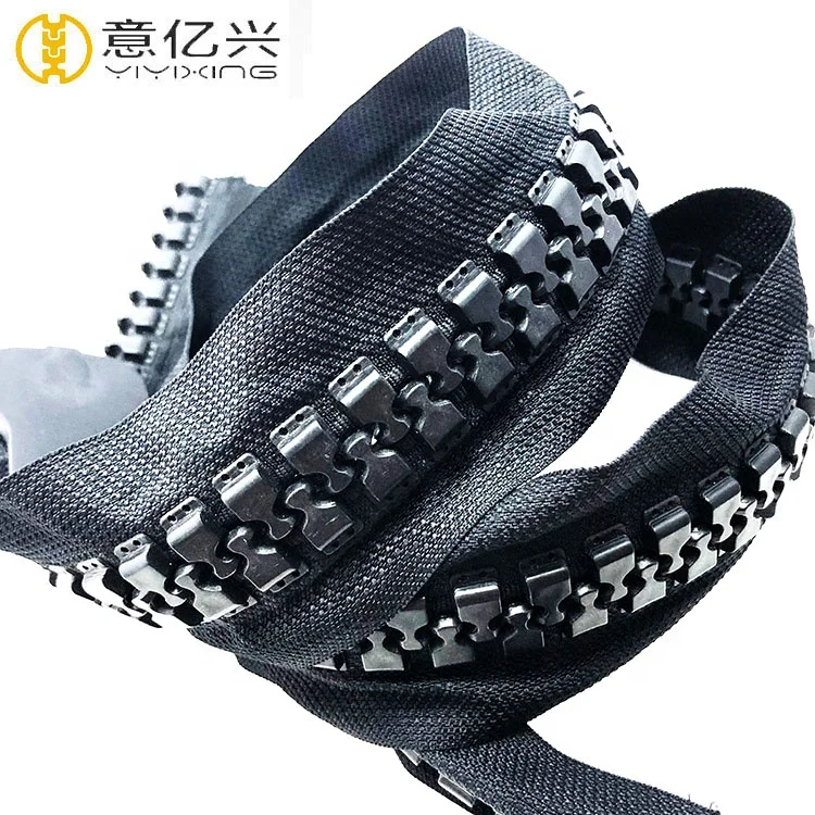 Heavy Duty Big Teeth #15 #20 #30 Large Plastic Zipper For Bags