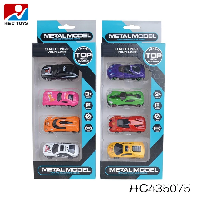 Cheap baby toys metal diecast police mini car toy set with helicopter toys