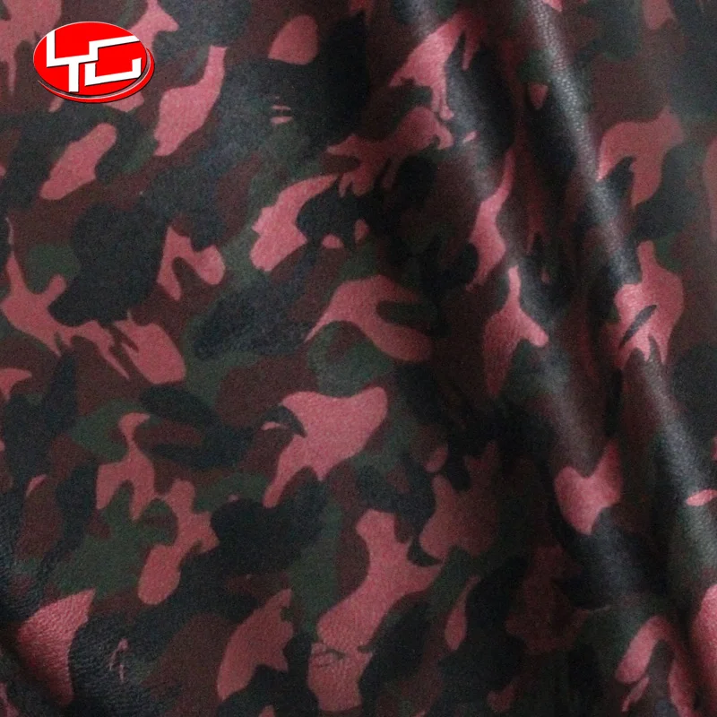 For Shoes Bag Garment Camouflage Paint Pu Leather Knitted Bag Pvc Printed Fabrics Microfiber Marble Printed Patent Leather