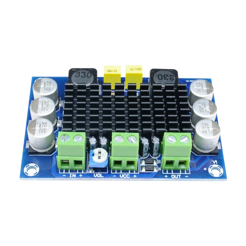 
TPA3116 TPA3116DA DC 12V 26V 100W Mono Channel Digital Audio Amplifier Board Stereo AMP Module High Power Supply Voltage 