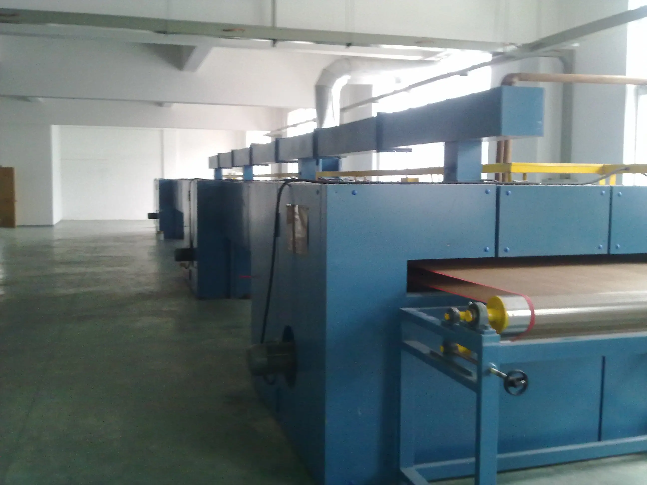 
Piece by piece gel foam carpet latex coating production line 