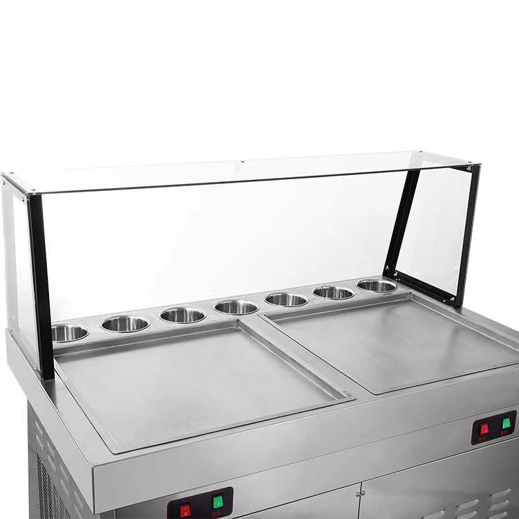 
High capacity machine for fried ice cream/roll ice cream machine fried 