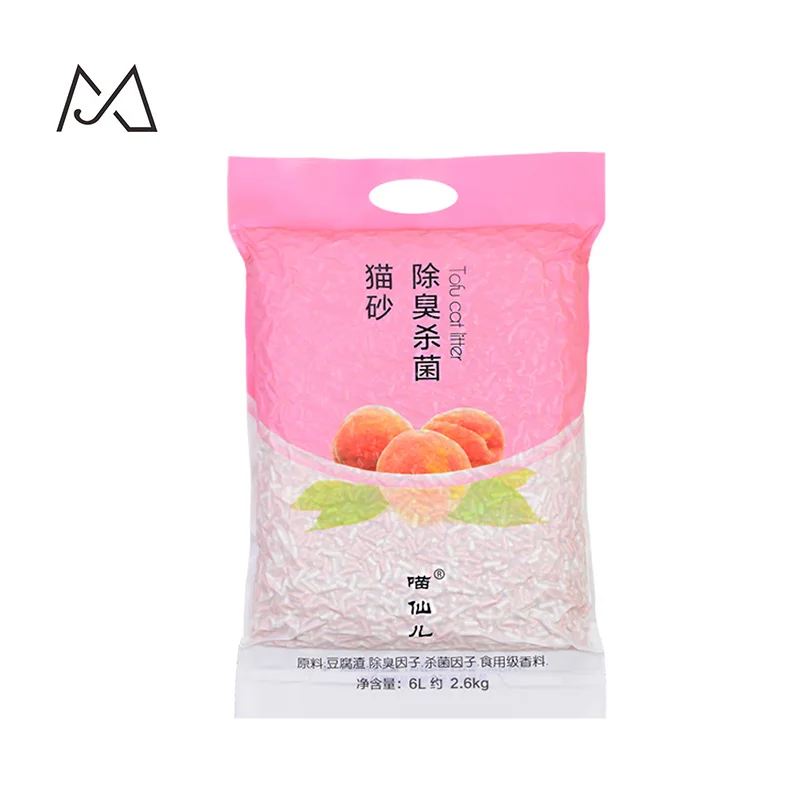 Low Dust A Blend Of Original And Peach Flavors Quick Clumping Tofu Cat Litter