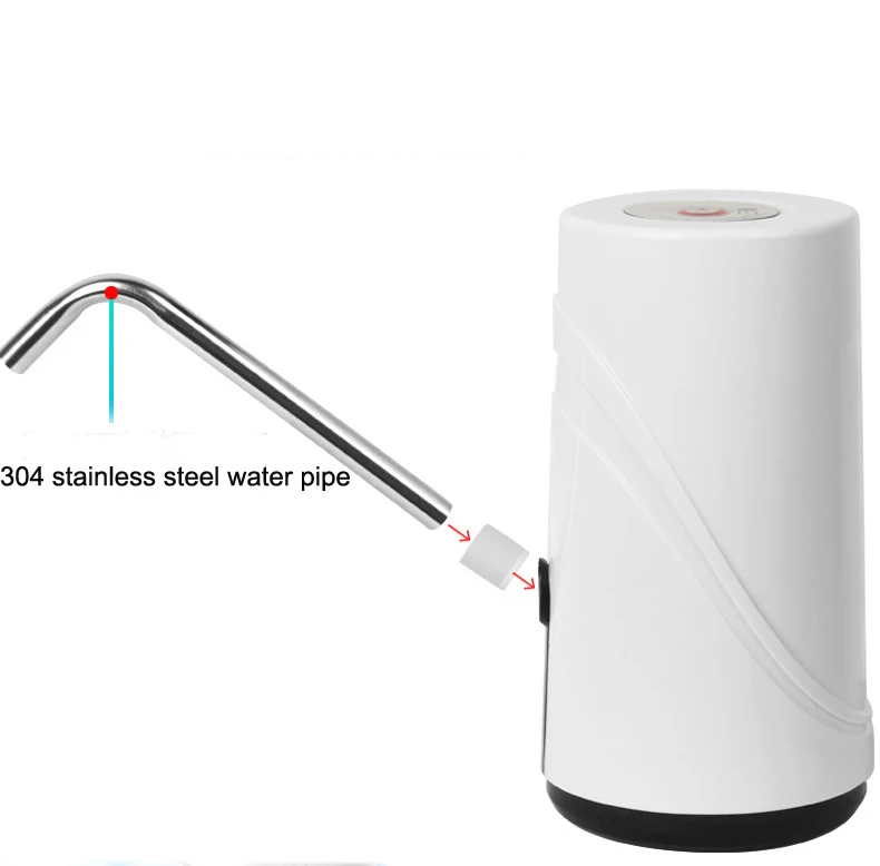 Intelligent wireless portable press electrical water bottle pump