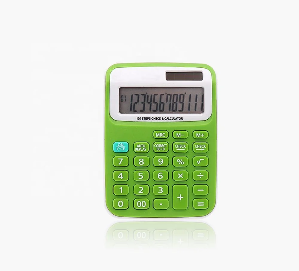
Wholesale Cheap Price Business School Office Calculadora Colorful 12 Digit Electronic Mini Promotion Gift Calculator 