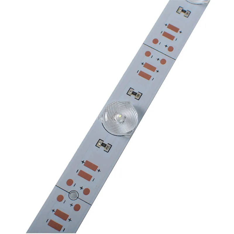 12V Rigid led strip light with lens diffuse Reflection SMD3030 12leds per meter led lattice back light 3030 module bar