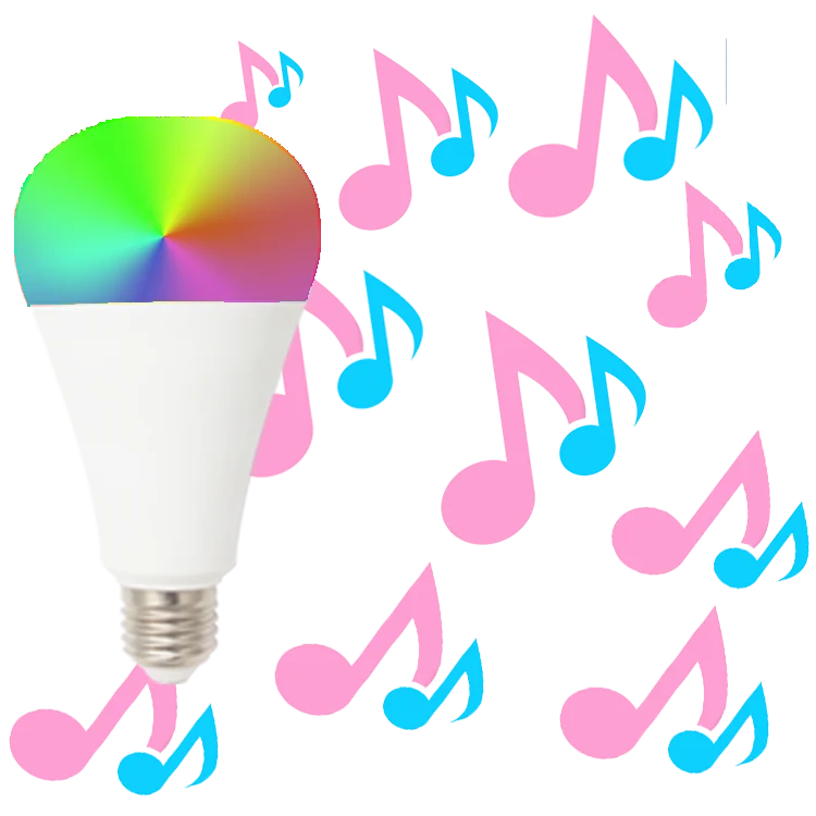 16 million colors smart wifi bulb ble  bulbs a19 smart led rgb music controlled christmas lights