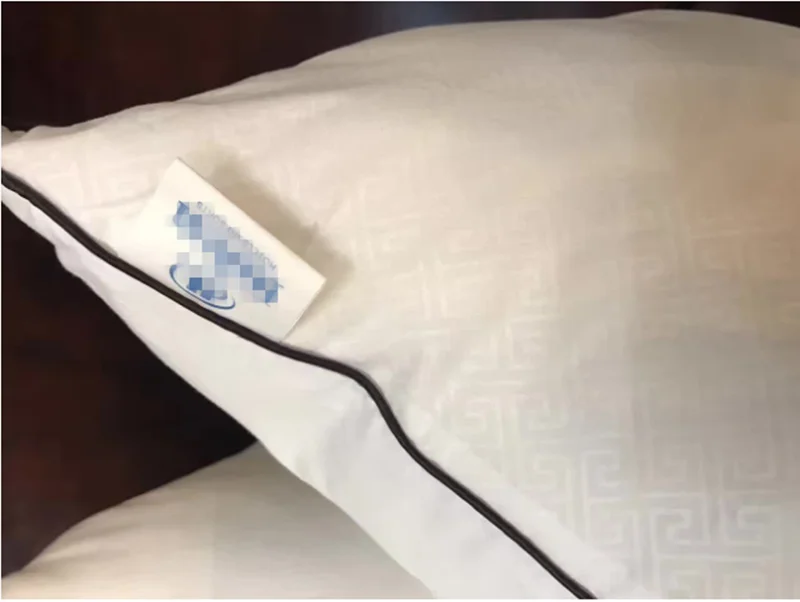 Hotel White Pillows Sleeping Pillow PP Cotton Bed Pillow Soft Hypoallergenic Queen Size