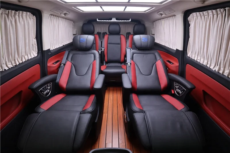 Hot selling SUV luxury Single electric car chairs customized seats for MPV with massage fan