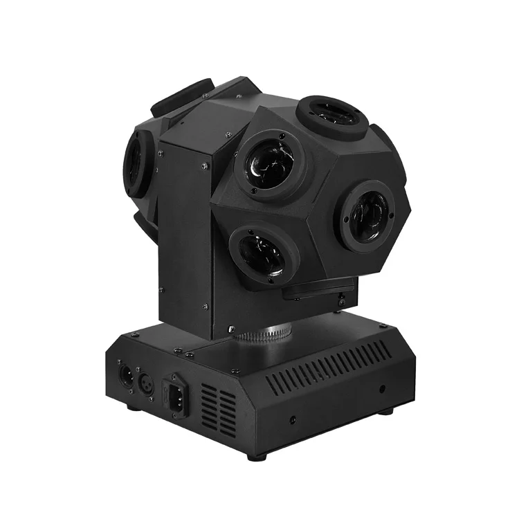 DJ Disco Light 14x10W Double Heads RGBW 4in1 Mini LED Sharpy Beam Moving Head Light