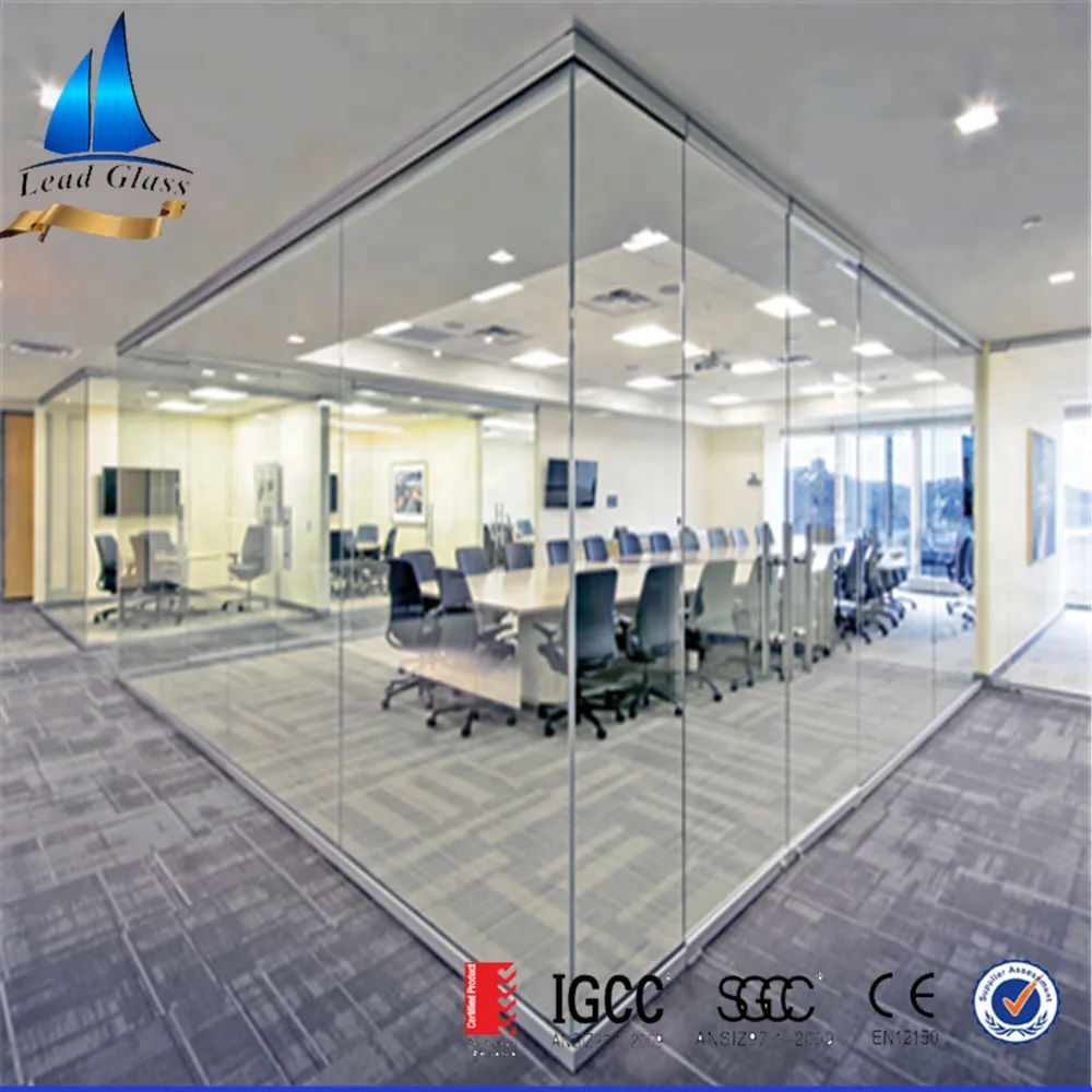 Factory 10mm 12mm Frosted Design Tempered Office Partition Glass Price / Room Divider Glass with AS/ZNS2208:1996