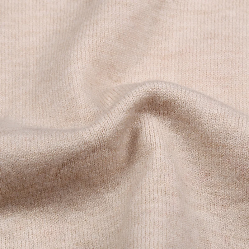 Женский модный однотонный шерстяной свитер, чистый Женский кашемировый свитер с круглым вырезом