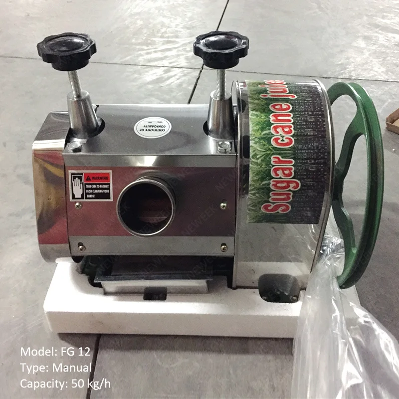 NEWEEK electric sugarcane juicing ginger juice extractor machine sugar cane mill machine
