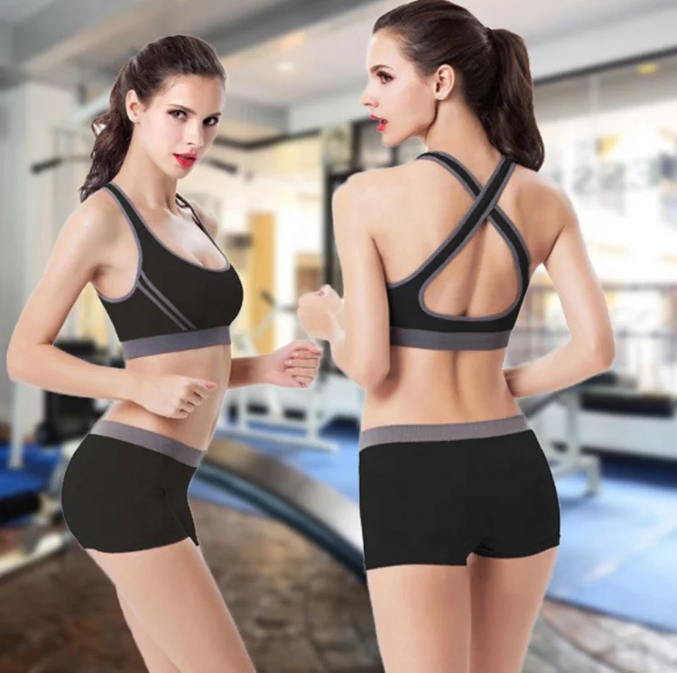 Wholesale women yoga wear seamless nylon fitness ladies sports bra