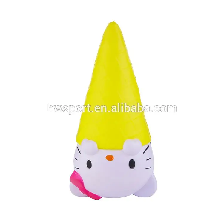 China hot sale cheap educational pressure release Kawaii rainbow color Donuts Squishy toy slow rising pu stress squeeze toys