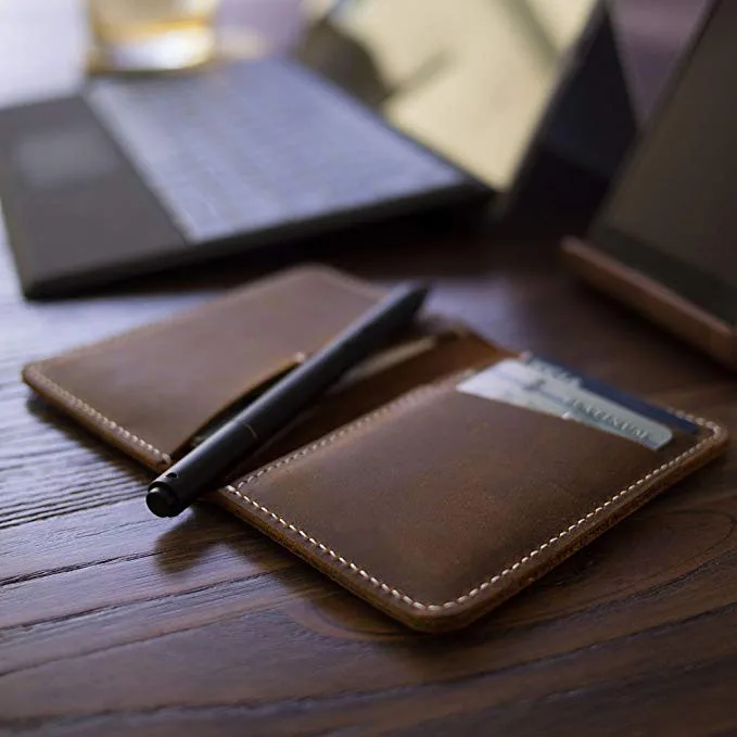 RFID Blocking Genuine leather mens wallet Best quality  Bifold Leather Wallet Premium Slim Great Front Pocket