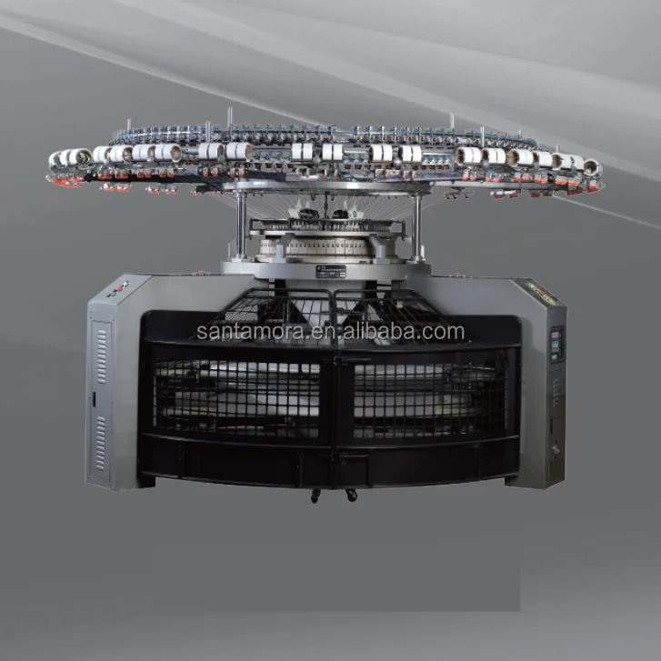 Высокая скорость 4 трека Single Jersey Open-ширина вязальные машины круговой