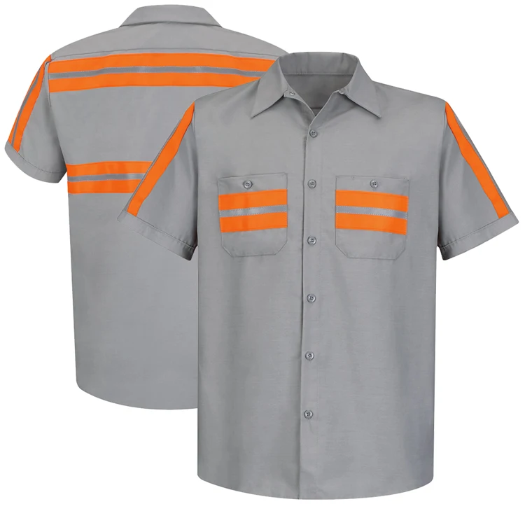 Regular style customized work clothes driver uniform short sleeves  shirt