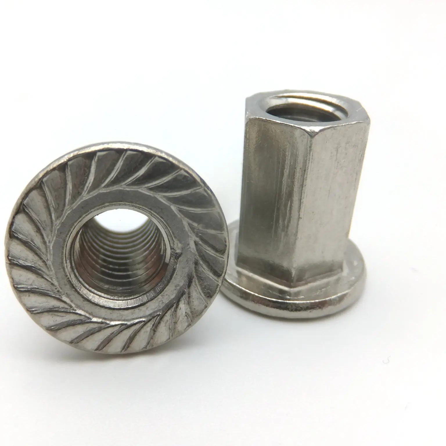 wholesale metric zinc plated quick  insert stainless steel 1/4-20 X 1-3/16  hex flange nut