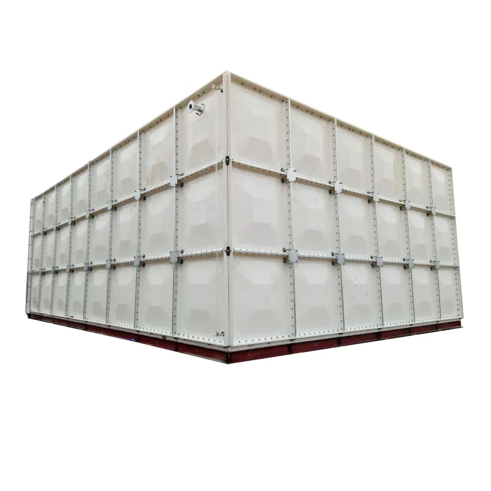 
Fiber Glass Sectional Water Tank Storage Frp 100000 Liter Grp Watertank 