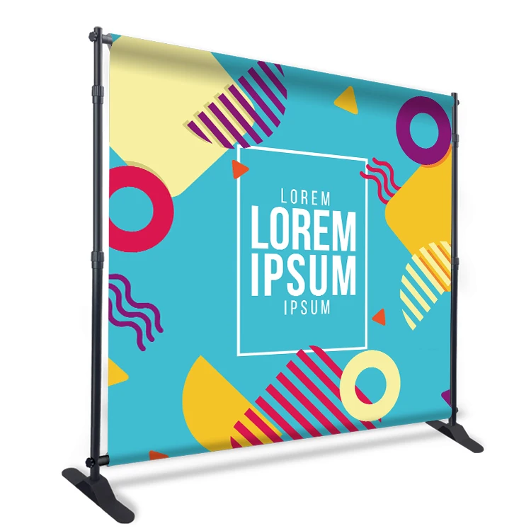 photo booth hot sale adjustable backdrop with printing