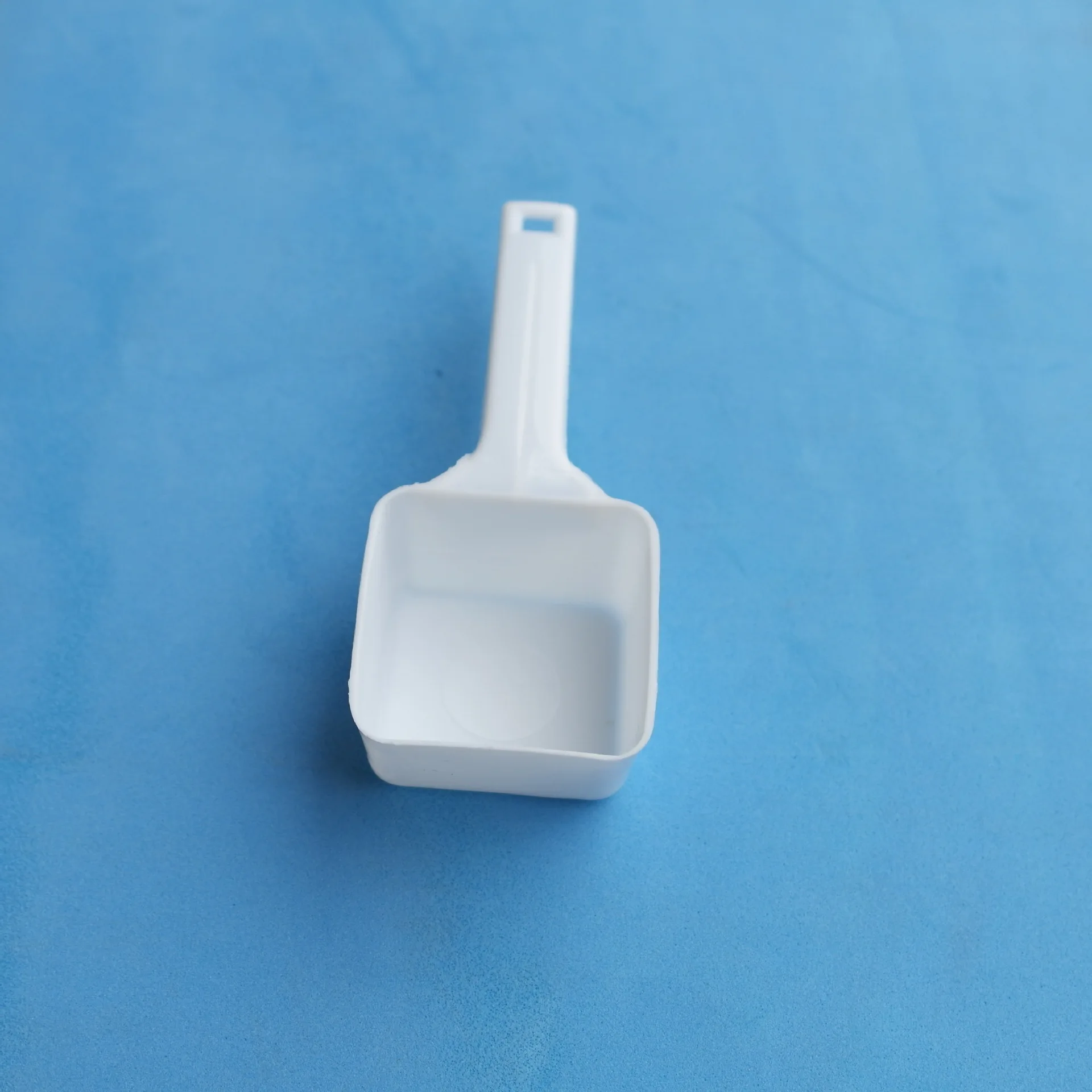 30ML washing powder spoon square plastic measuring spoon white PP plastic small spoon