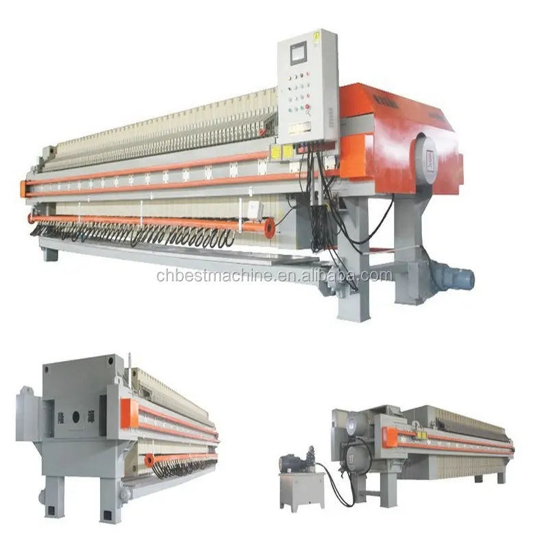 Stone Industry Ceramic Automatically Pulling Plate Cooking Oil Filter Press Machine