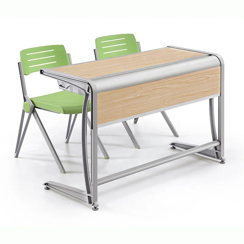 
Двойной стол, школьная классная мебель, ученический стол  (62078748398)