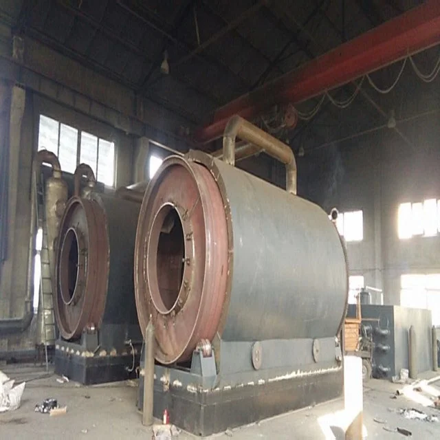 15Tons continuous pyrolysis waste for oil with auto-feeder and carbon discharger