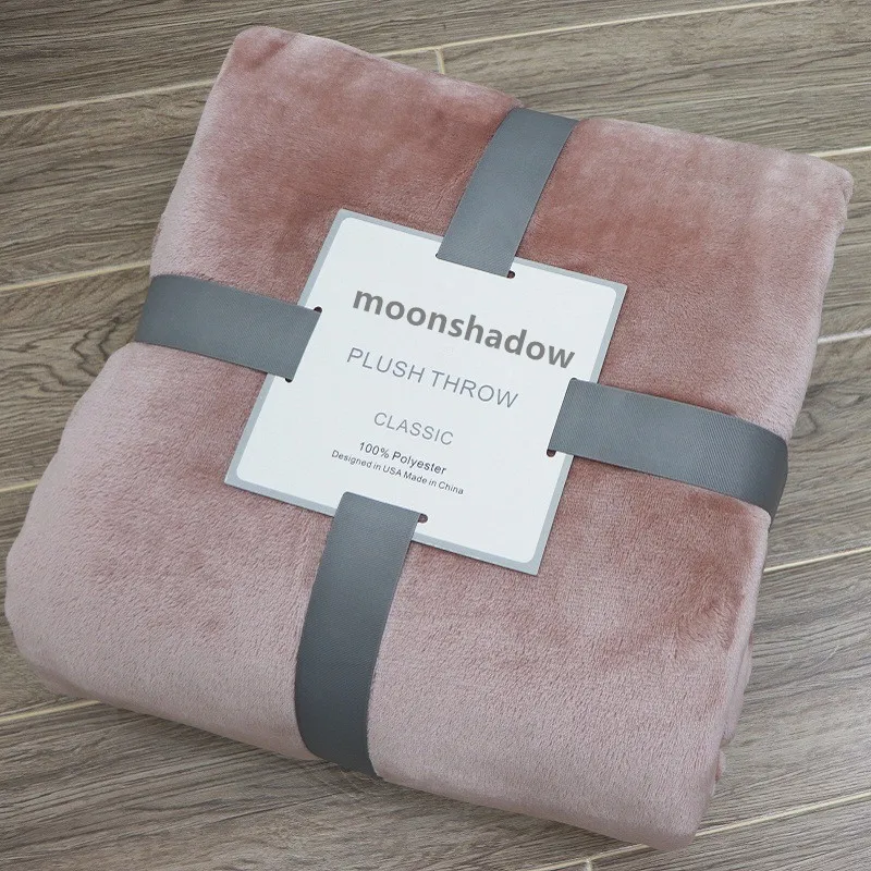 
Factory wholesale custom solid color flannel flannel blanket four seasons blanket soft and cheap coral fleece blanket Wholesale solid color fleece flannel blanket summer blanket coverlet soft cheap
