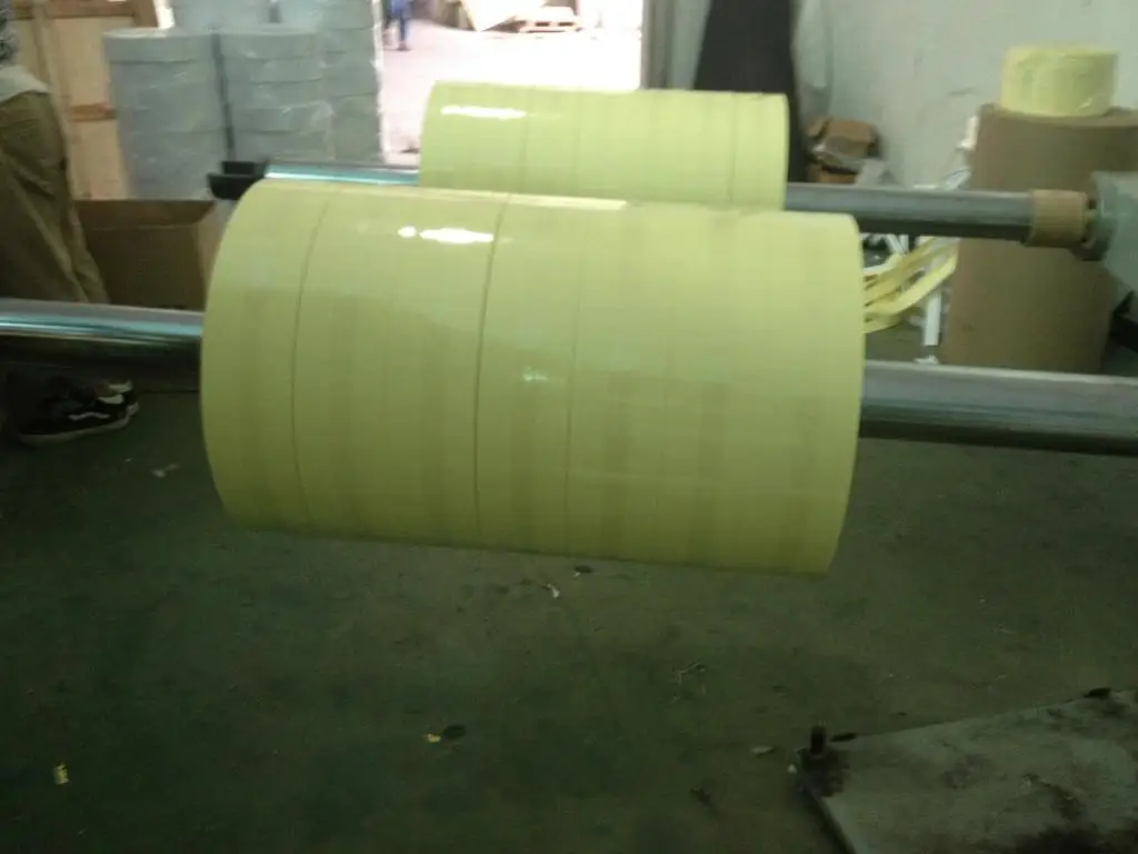 Factory Self Adhesive 25mic Transparent PET Roll For Sticker Label Papers