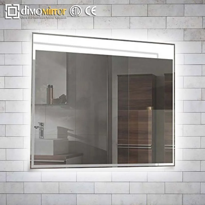 
OEM Private Label Bathroom heated backlit lamp mirror led light mirror with blue-tooth speaker 