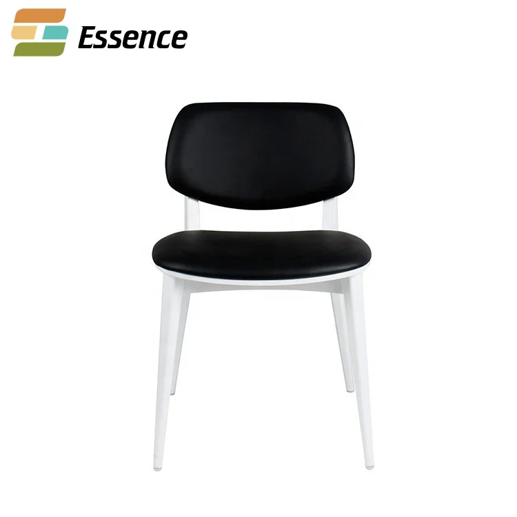 Современные кожаные ресторанные стулья с мягкой обивкой для помещений