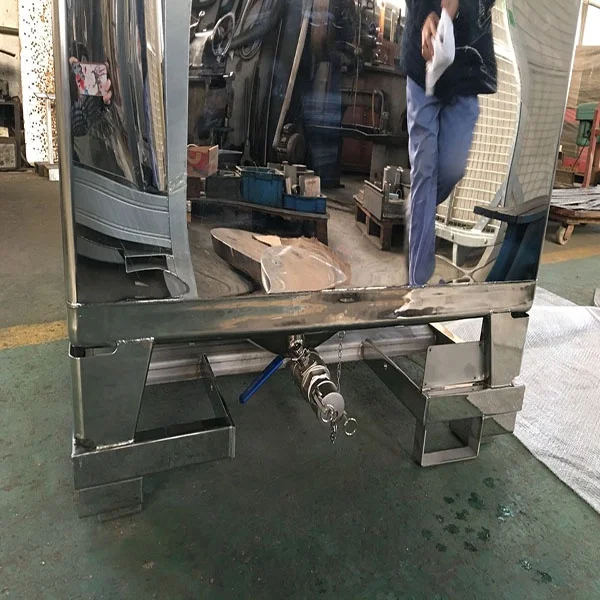 1000L/500L stainless steel chemical/oil IBC tote tank