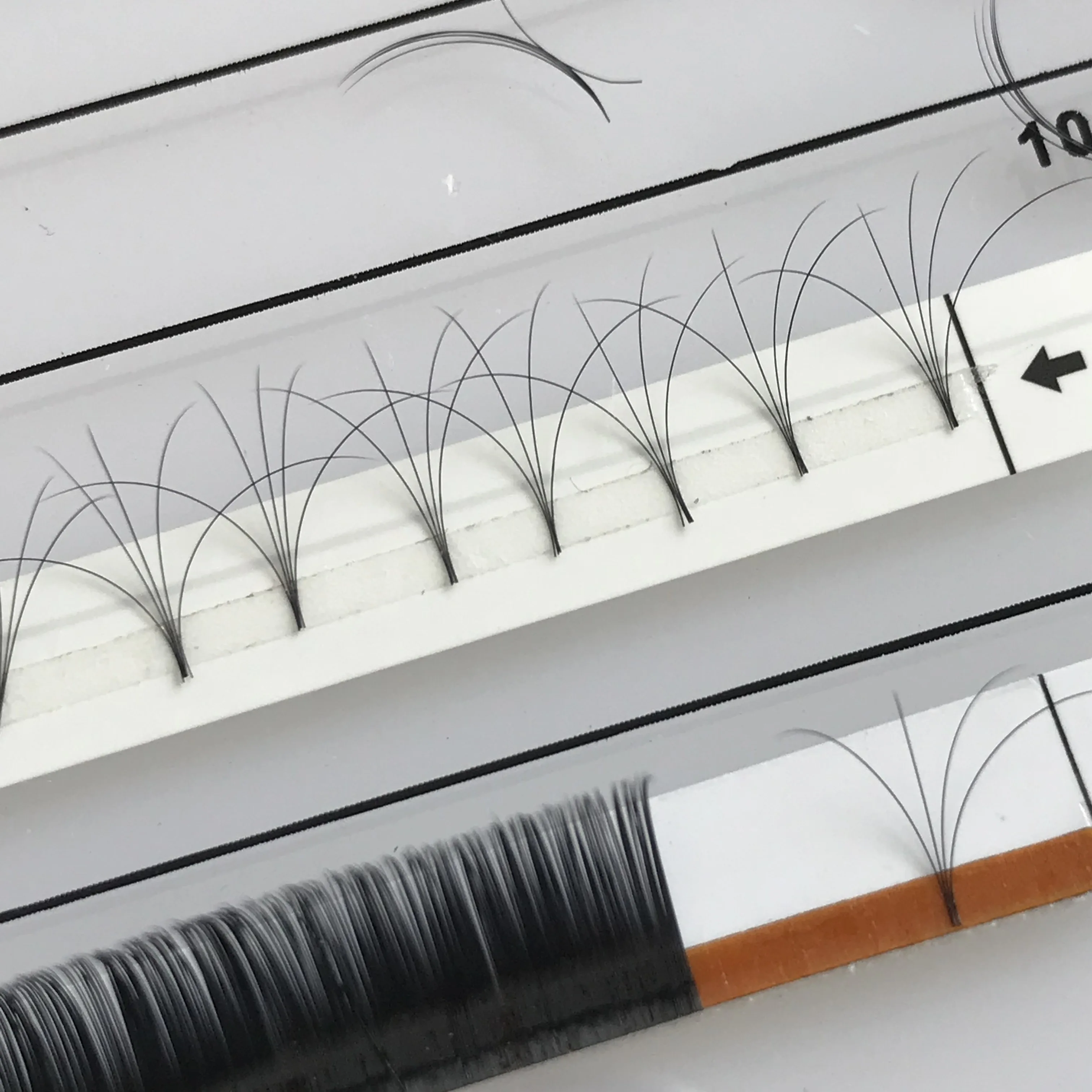 Уникальные ресницы, новый стиль, высокое качество, объемные ресницы, корейский инструмент для макияжа PBT, Искусственные ресницы, синтетический шелк, плоские ресницы для наращивания