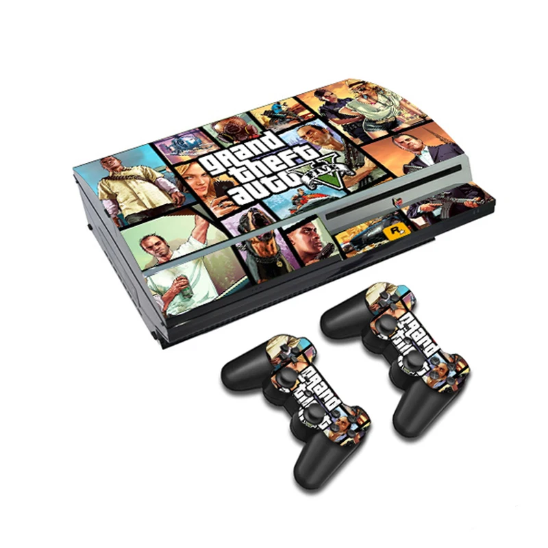  Виниловая наклейка TECTINTER GTA для PS3 консоли и контроллера виниловые наклейки из углеродного