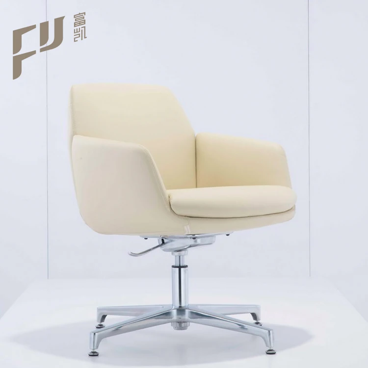 
swivel hotel leisure office leather chair for use project 