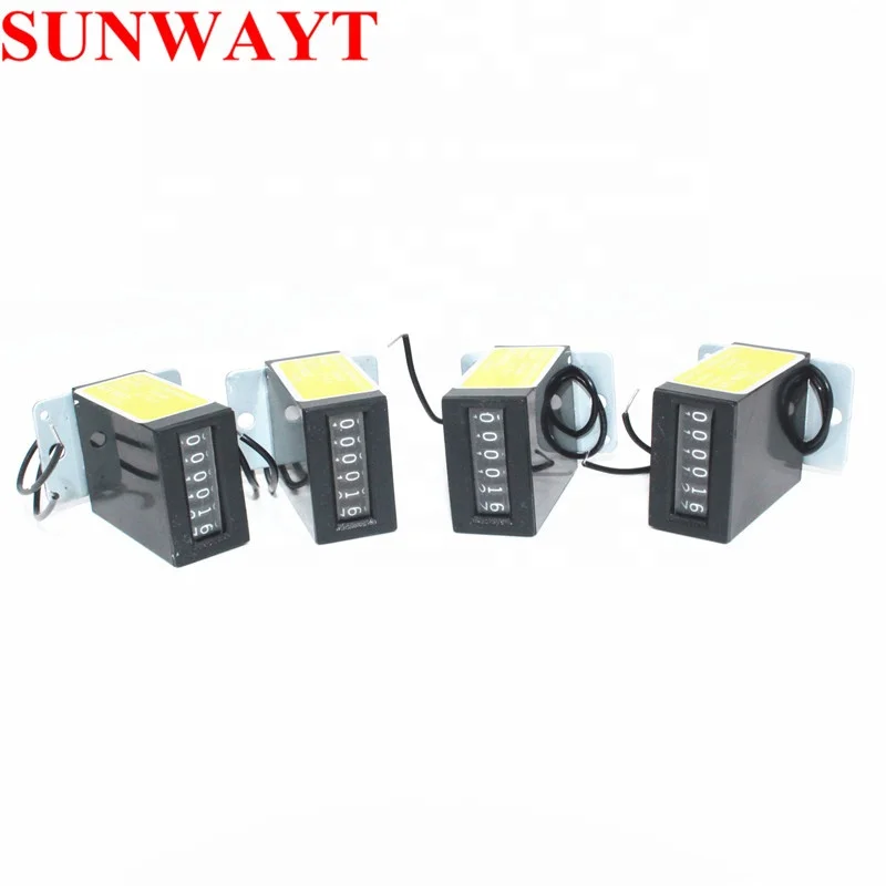 Arcade 6 digits 12V mechanical coin counter meter for arcade coin acceptore operated vending machines