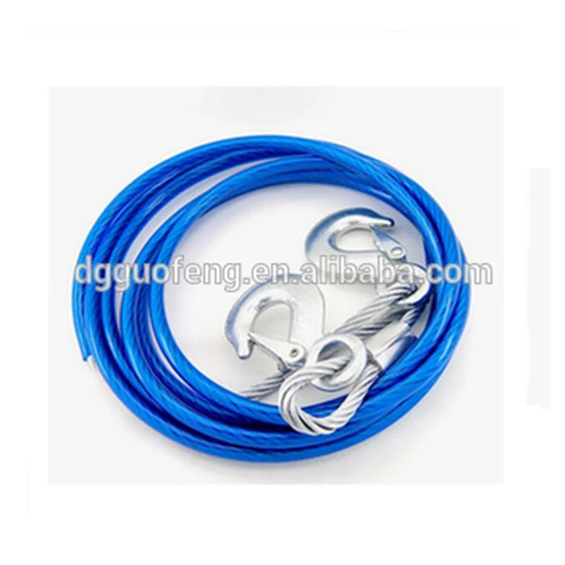 Оптовая продажа нержавеющей стали высокого напряжения автоэвакуация кабель, трос стропы с крючками