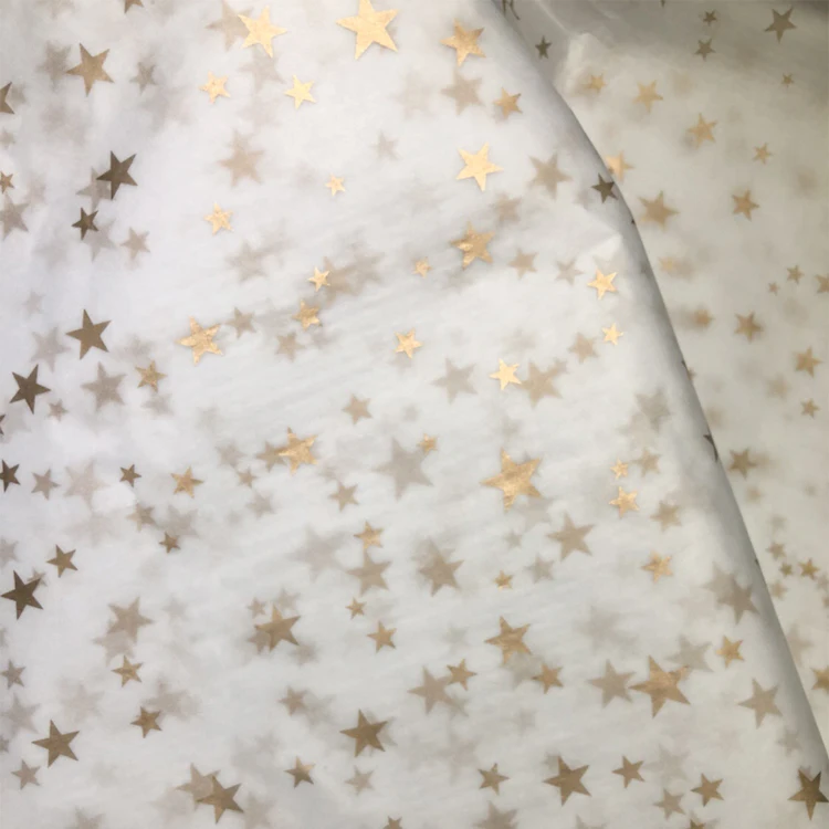 Custom your own foil gold logo wrapping tissue paper