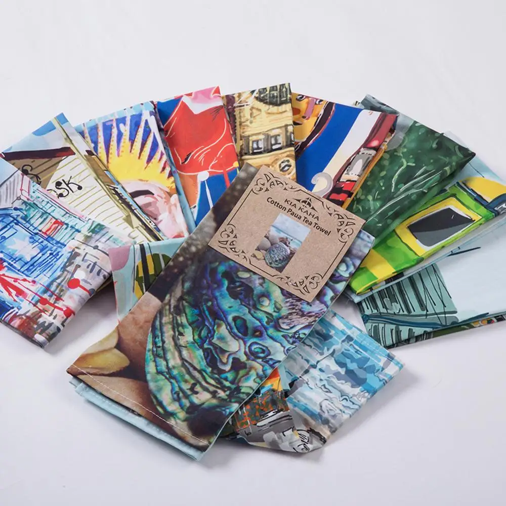 
HY Linen Printed Tea Towel Custom Wholesale 