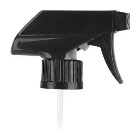 28/400 Black Plastic Trigger Sprayer Neck Finish Nozzle with Mist Spray