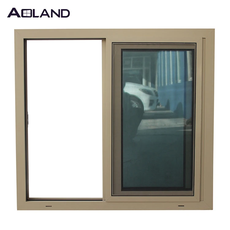Aluminum sliding windows bronze color with german hardwares