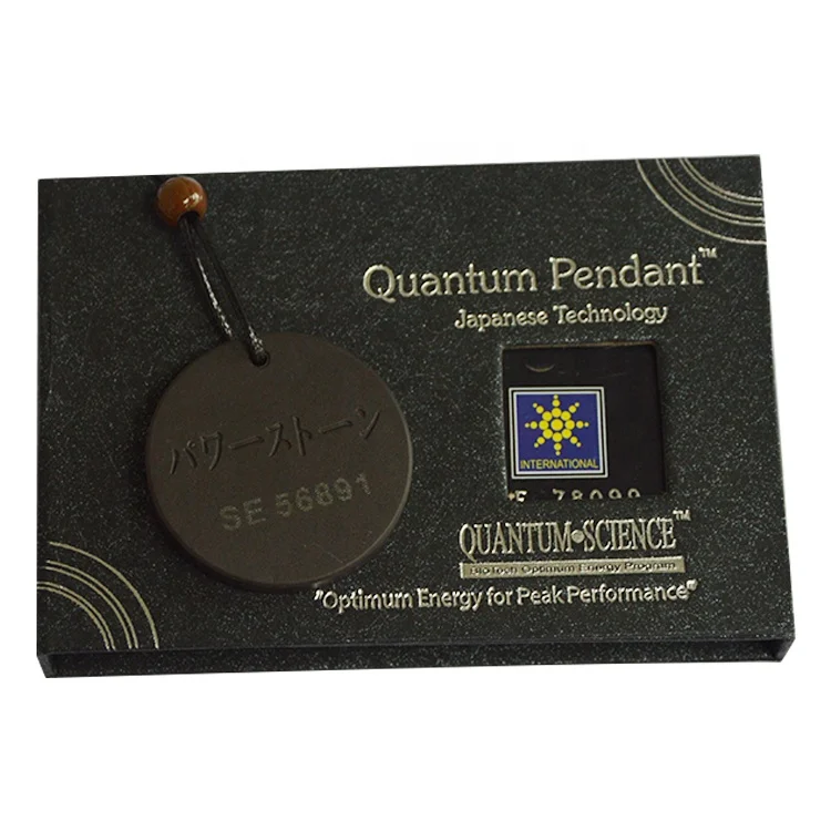 Japanese Technology Energy Pendant Quantum Science Pendant Price In India with Rose Pattern
