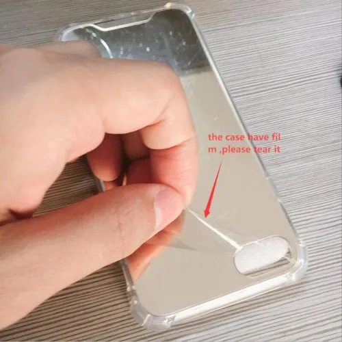 Luxury Mirror case For iphone XS Max XR Cover silicone soft TPU shockproof case for iPhone/Samsung Phone cover