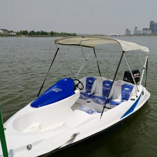 4.8m 15.7ft small jet boat fiberglass fishing speed boat for sale